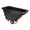 Rubbermaid Commercial BRUTE Rotomolded Tilt Truck, 0.5 cu yd, 450 lb Capacity, Black FG130400BLA - alternate 5